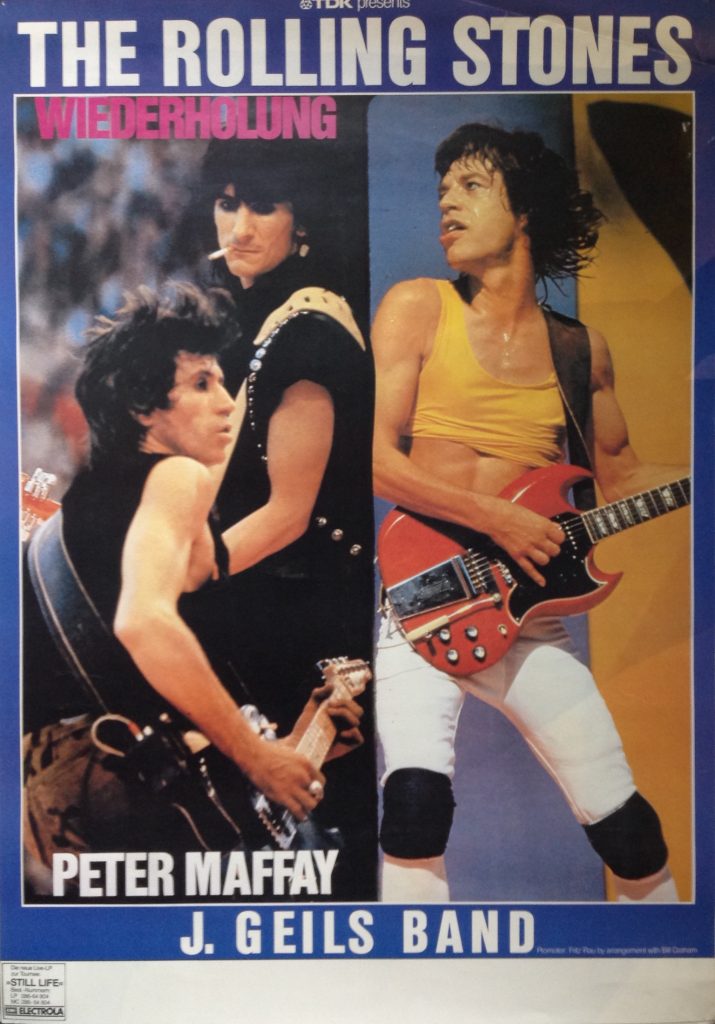 Rolling Stones | 1982 German Tour Poster - Tinnitist